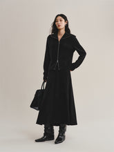 Women's Wide-Lapel Knit Cardigan & Skirt Set